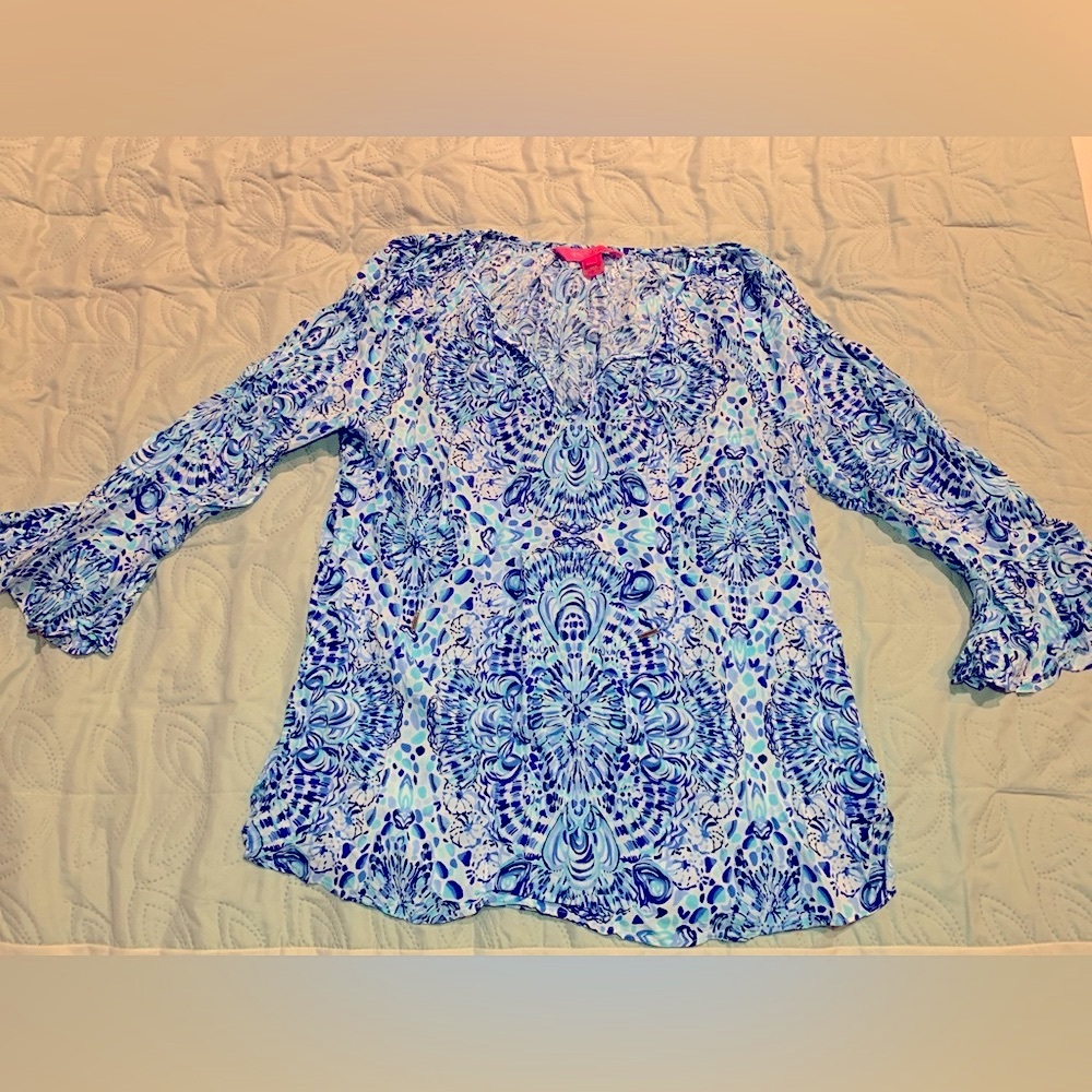 Lily Pulitzer 3/4 Sleeve Shirt